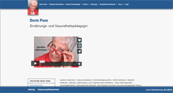 Desktop Screenshot of dorispaas.de